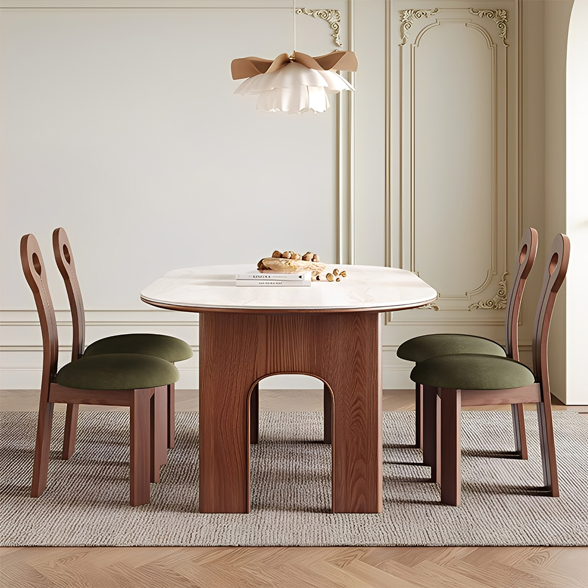 トラバーチンダイニングテーブル – CAGUUU