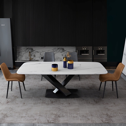 クロスレッグダイニングテーブル