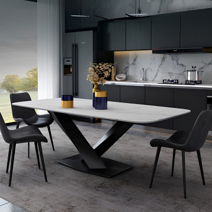 クロスレッグダイニングテーブル