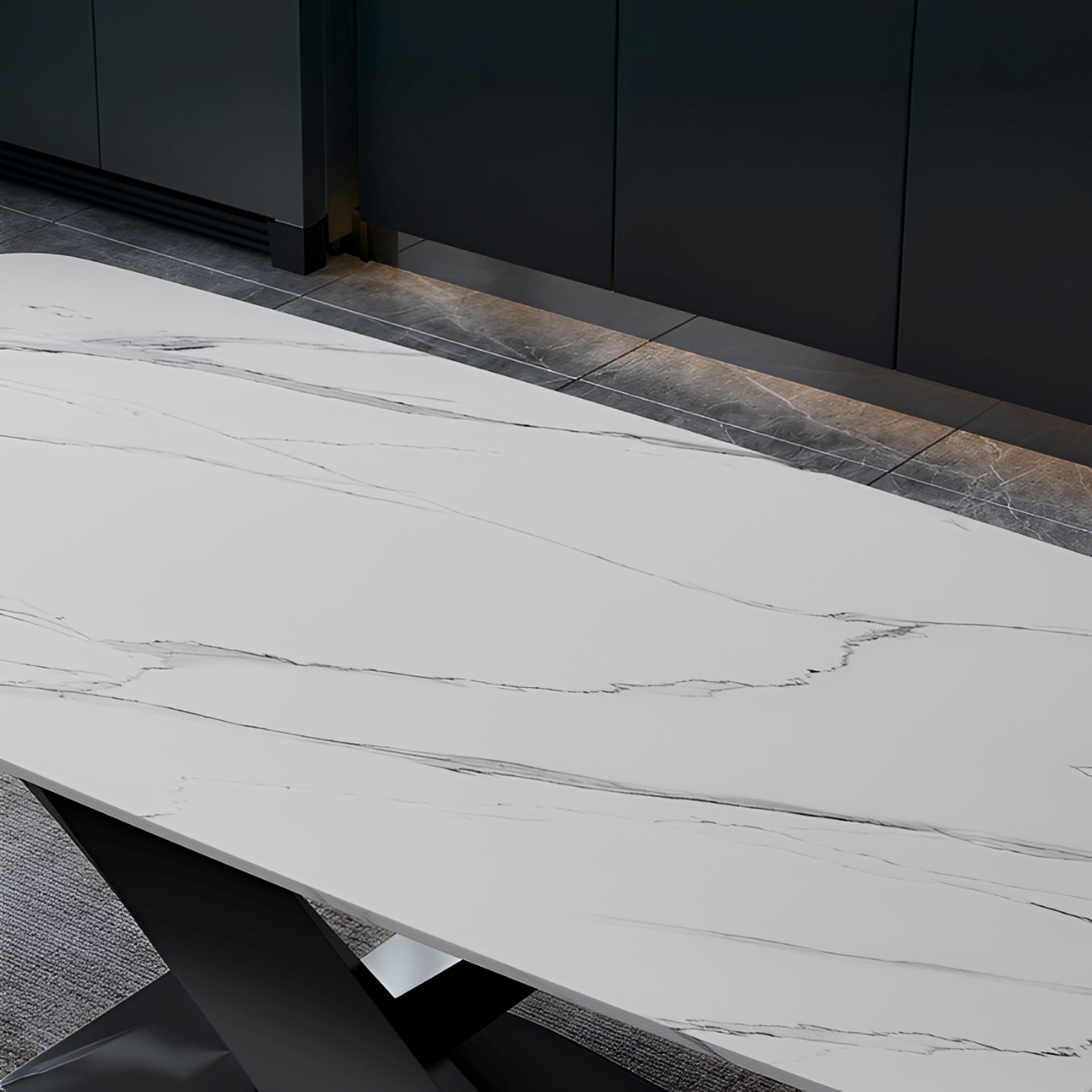 クロスレッグダイニングテーブル