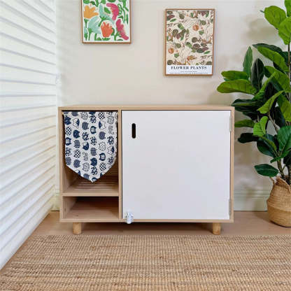 リモージュボックス　キャビネット猫 リモージュボックス 眠り猫のエナメルボックス、トリンケットボックス