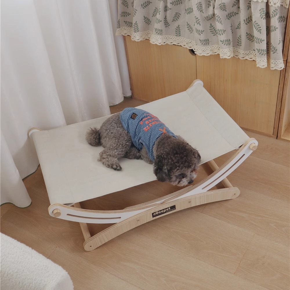 木製猫用ハンモックベッド