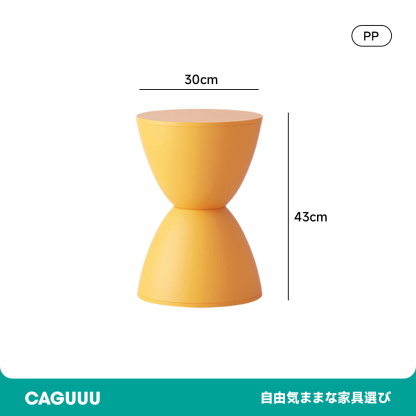 砂時計型ラウンドスツール