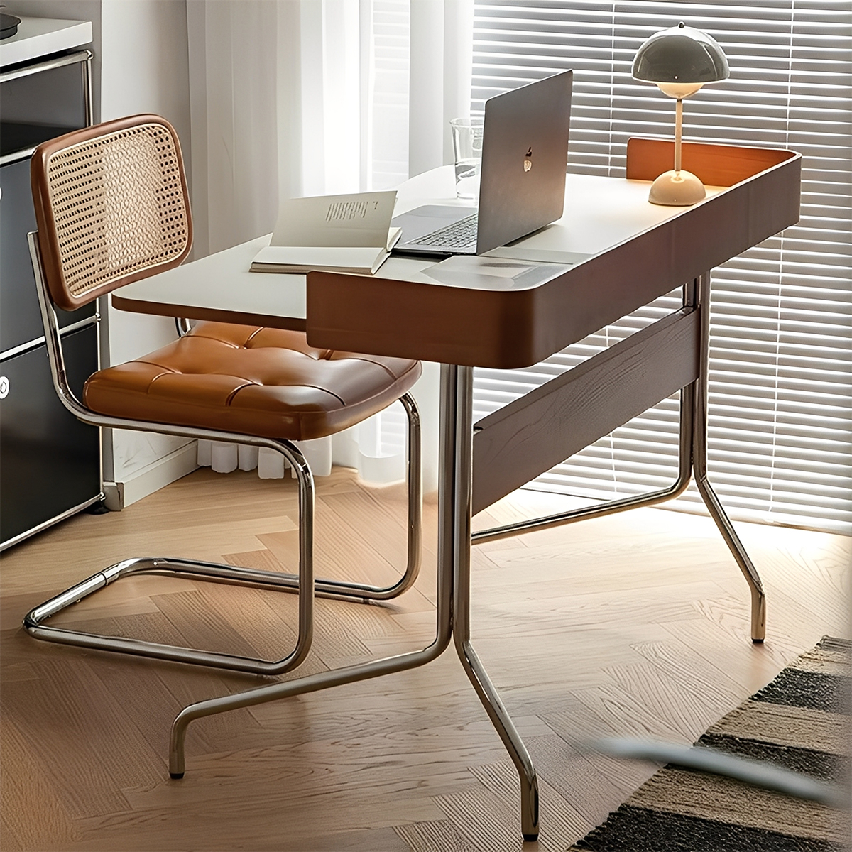 ホワイトアッシュ材 モダンデスク – CAGUUU