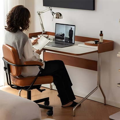 ホワイトアッシュ材 モダンデスク – CAGUUU