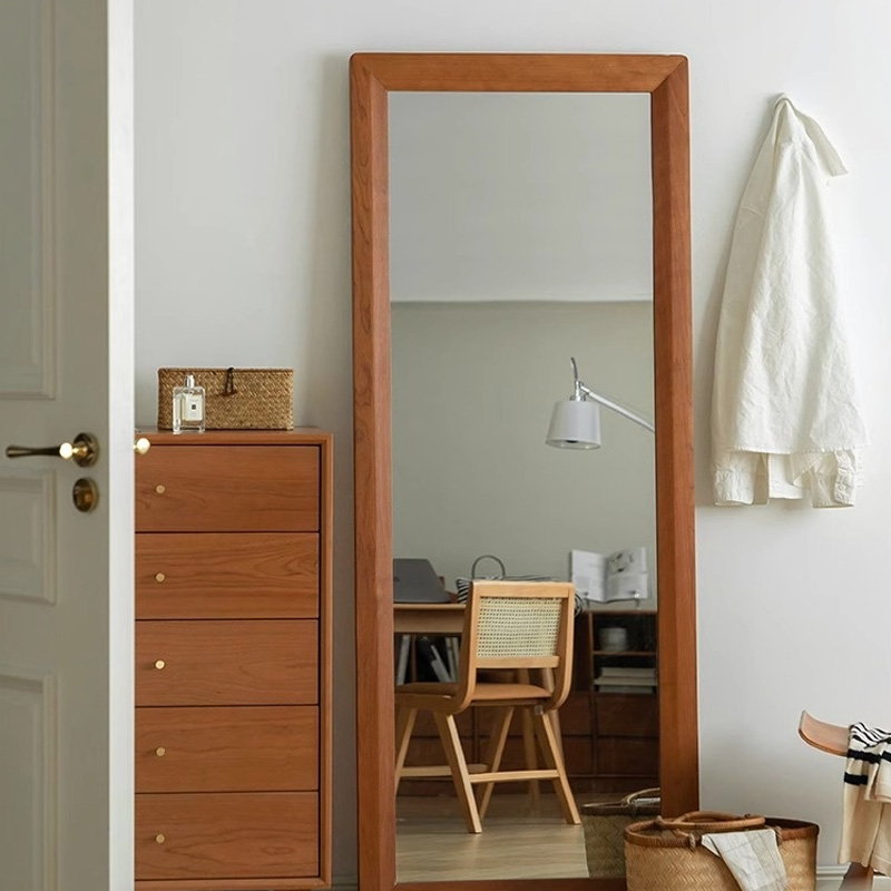 チェリー材 ナチュラルミラースタンド