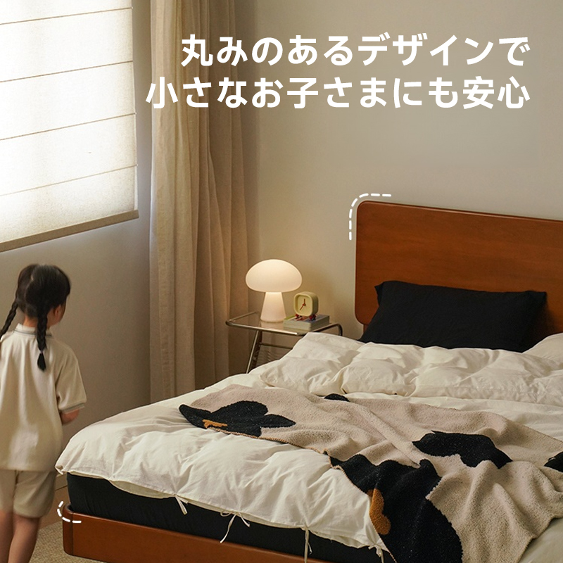 ツゲ材 木製レトロスマートベッド