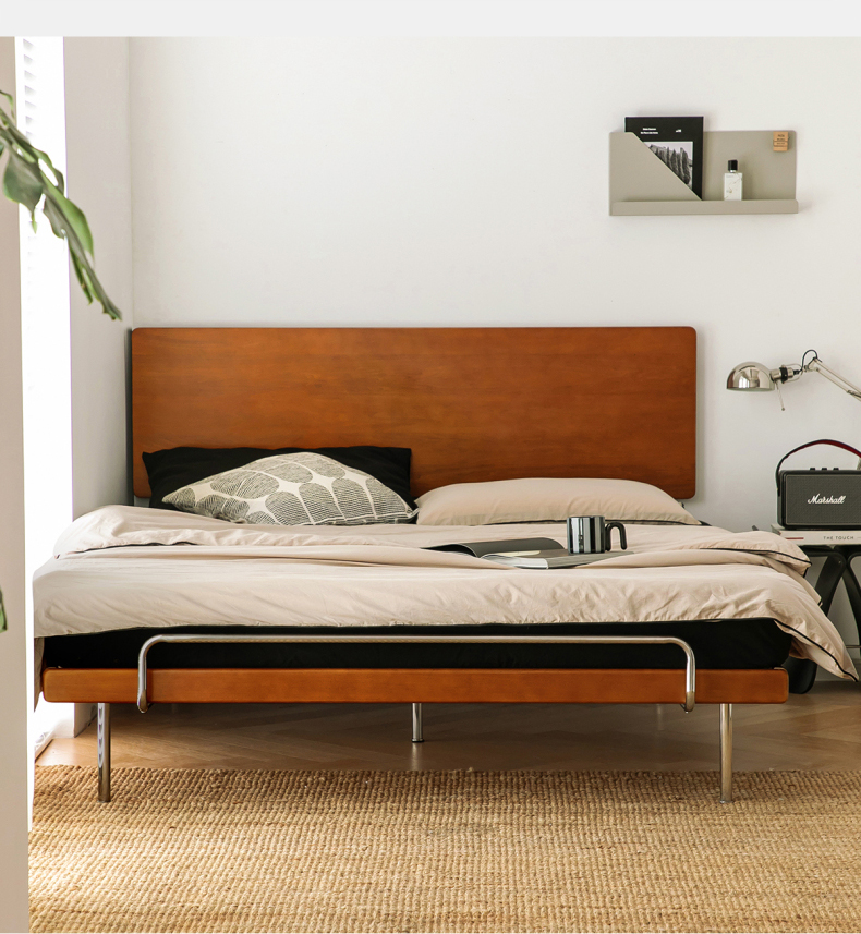 ツゲ材 天然木スチールコンビベッド | 頑丈な素材使いで安心して長く