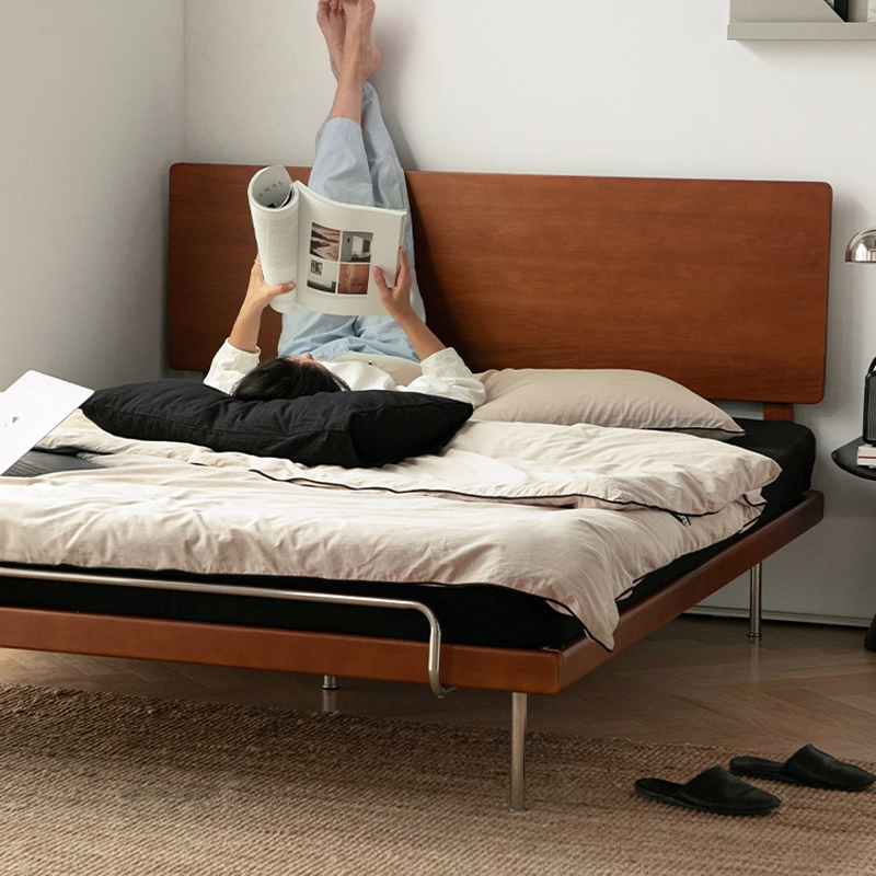 ツゲ材 天然木スチールコンビベッド | 頑丈な素材使いで安心して長く