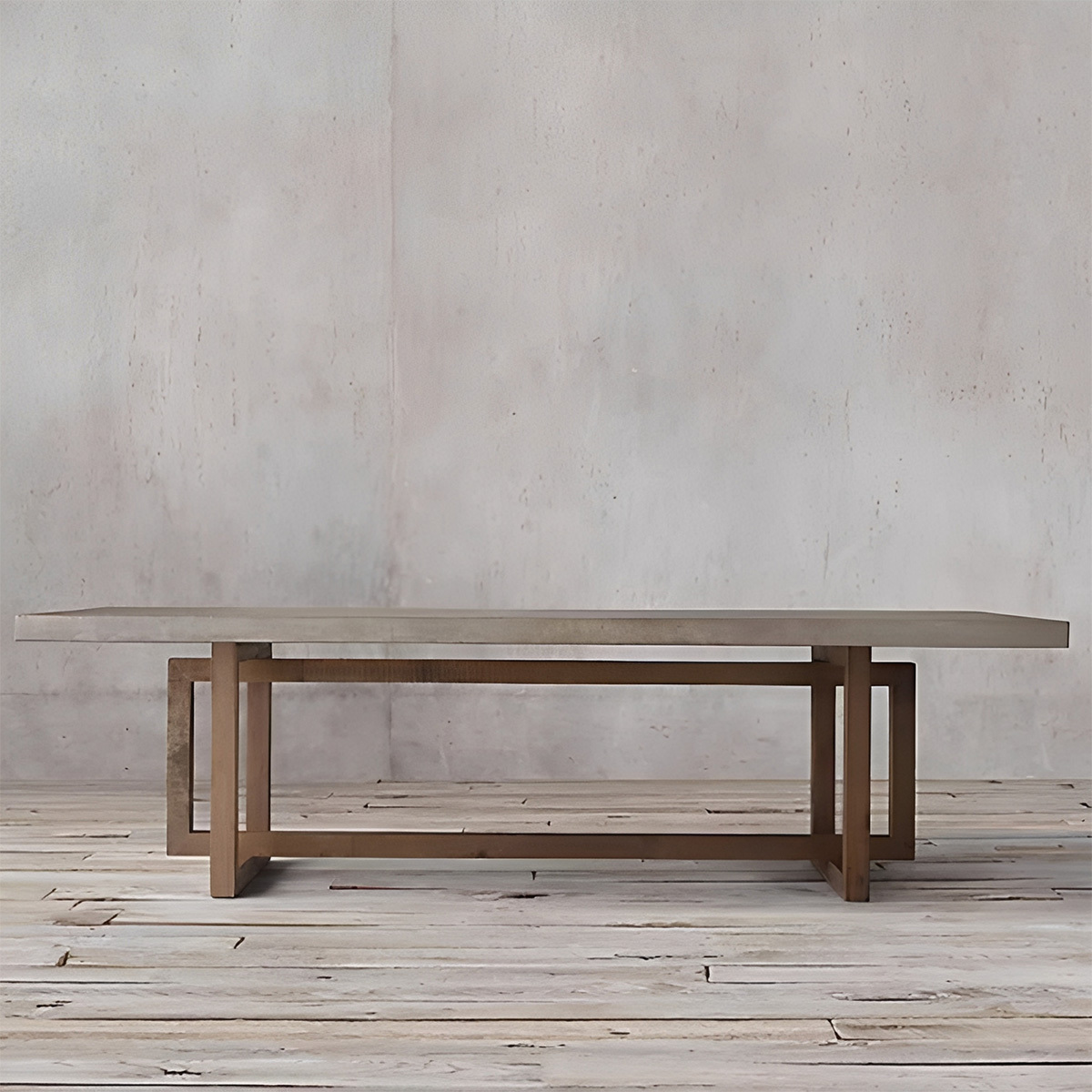 Cretone コンクリートロングダイニングテーブル
