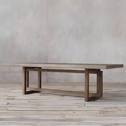 Cretone コンクリートロングダイニングテーブル