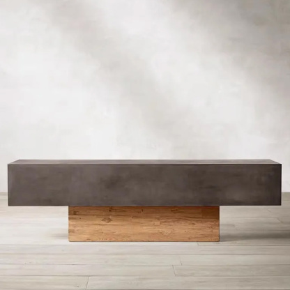 Cretone 天然木コンクリートベンチ