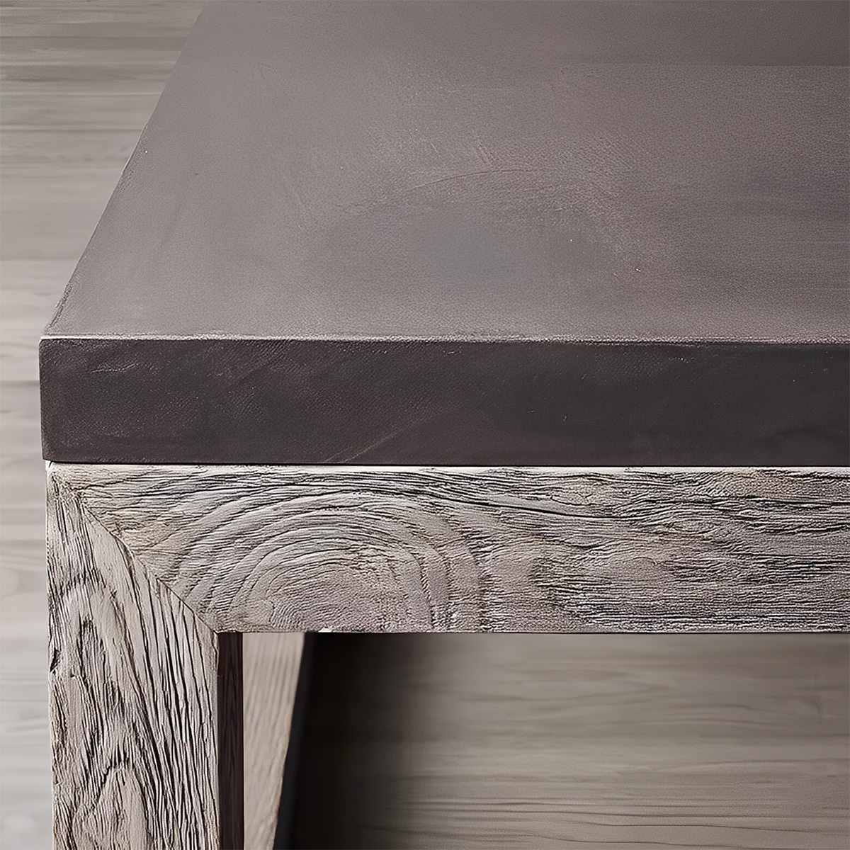 Cretone 天然木コンクリートサイドテーブル