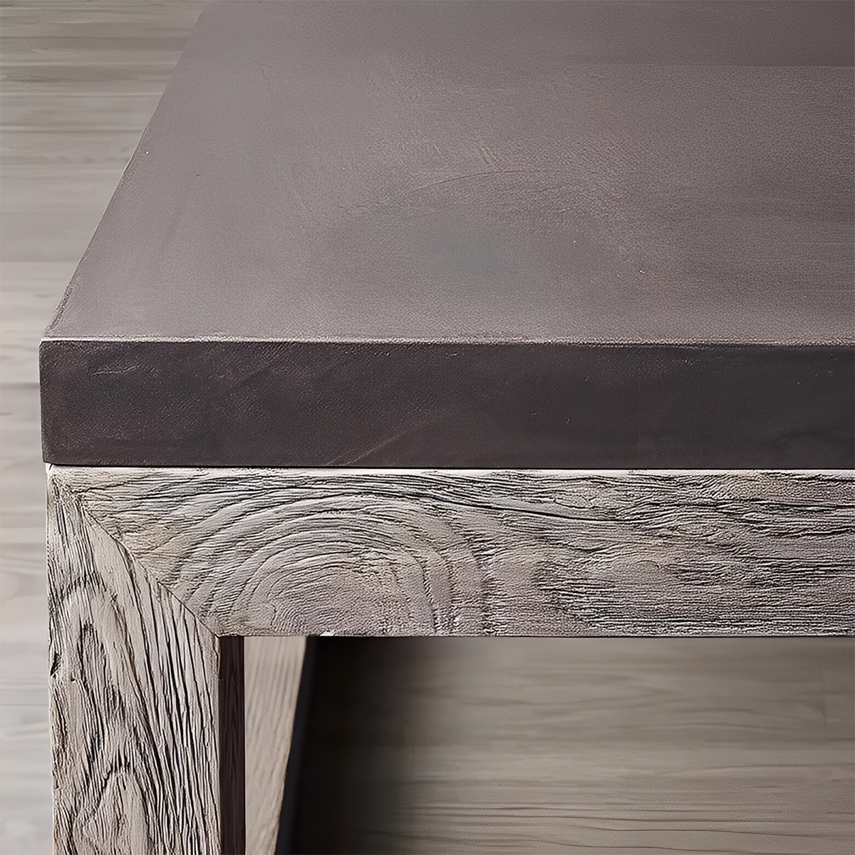 Cretone 天然木コンクリートサイドテーブル