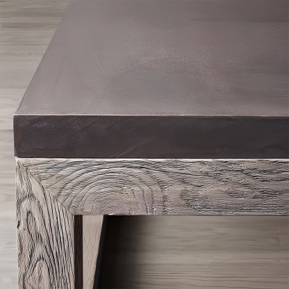 Cretone 天然木コンクリートサイドテーブル