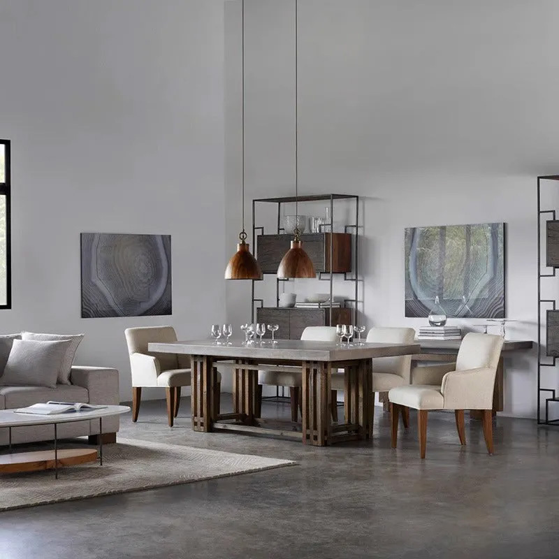 Cretone 天然木コンクリートテーブル