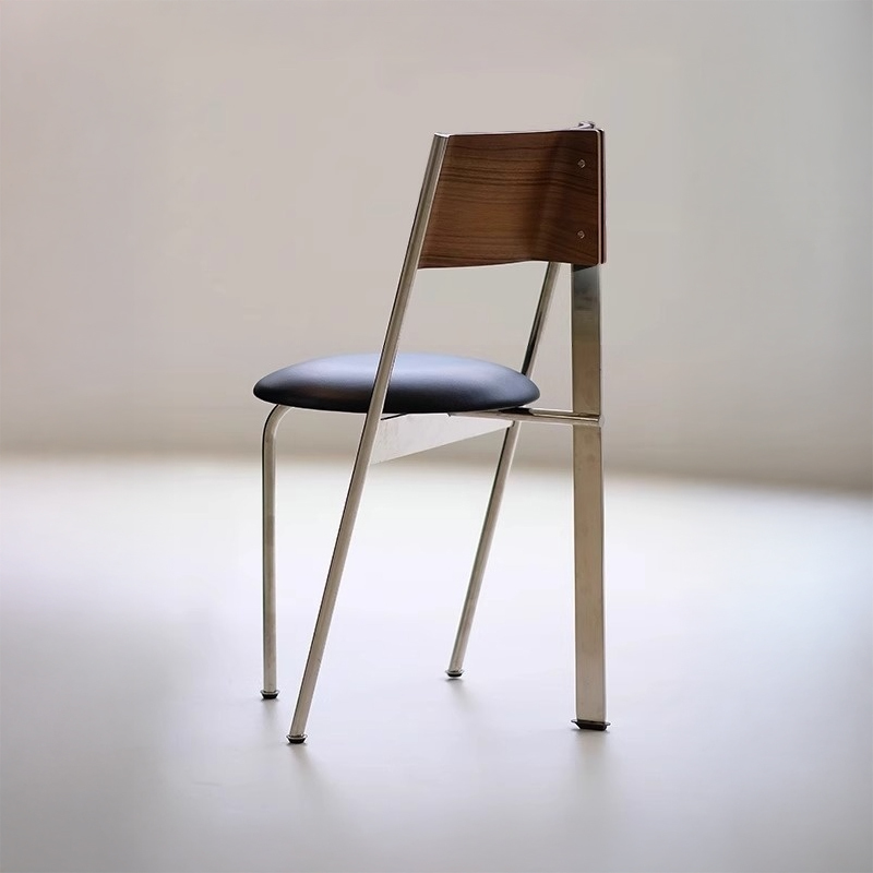 レトロモダンスチールチェア