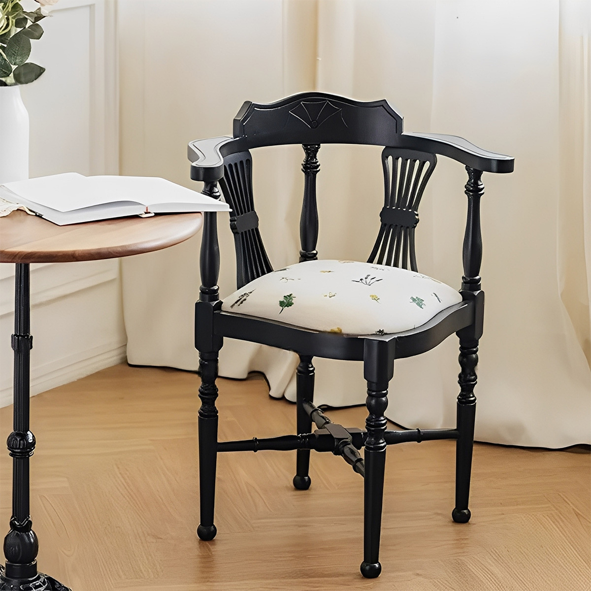 ホワイトアッシュ材エレガントチェア