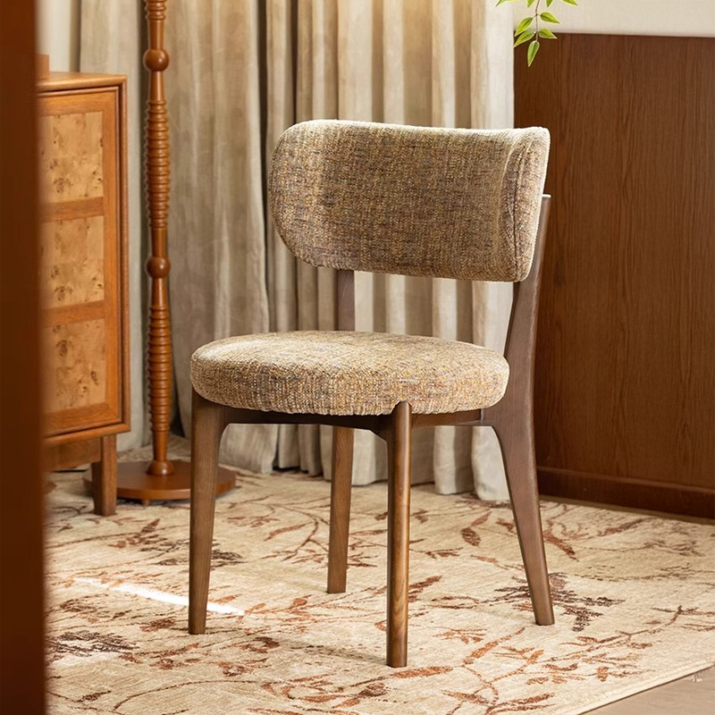 ファブリックダイニングチェア