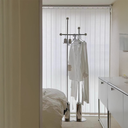 ステンレスシンプルハンガーラック