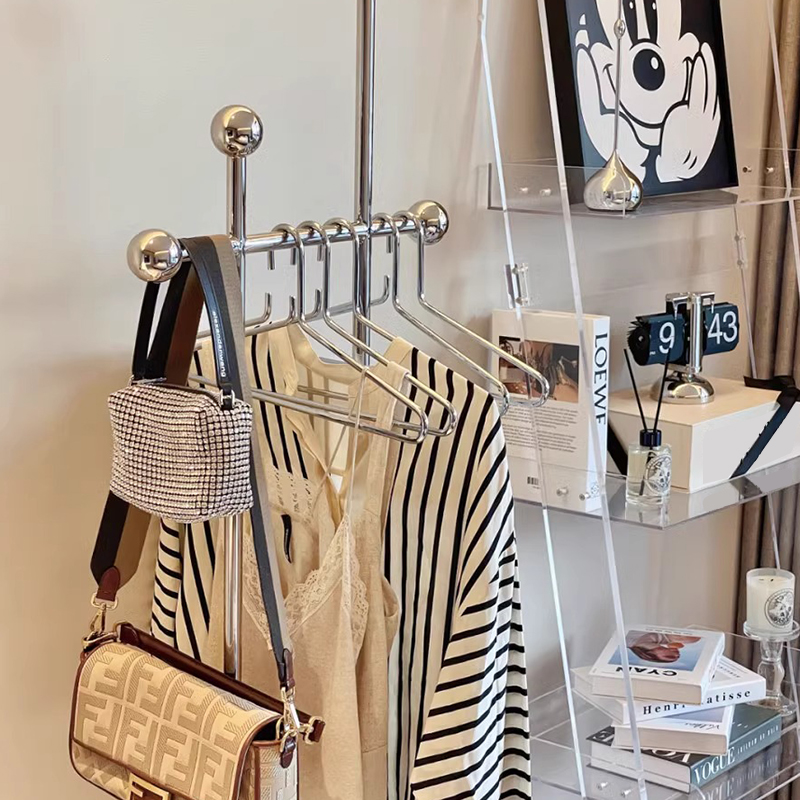 ステンレスシンプルハンガーラック