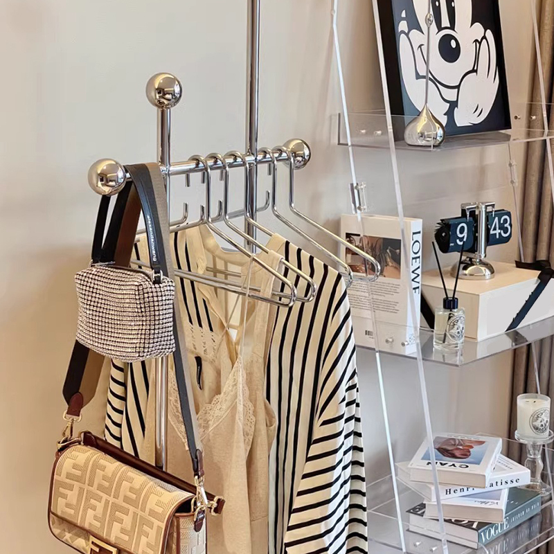 ステンレスシンプルハンガーラック