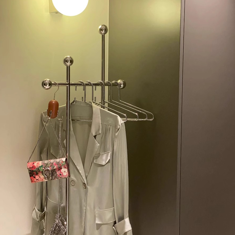 ステンレスシンプルハンガーラック