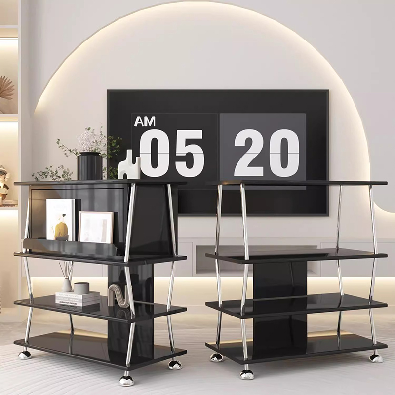 モノトーンステンレスシェルフ