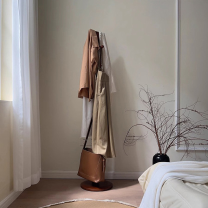 天然木デザインコートラック