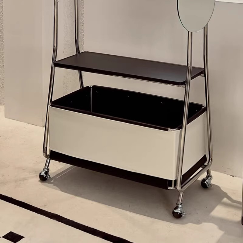 モダンキャスター付き多機能ハンガーラック