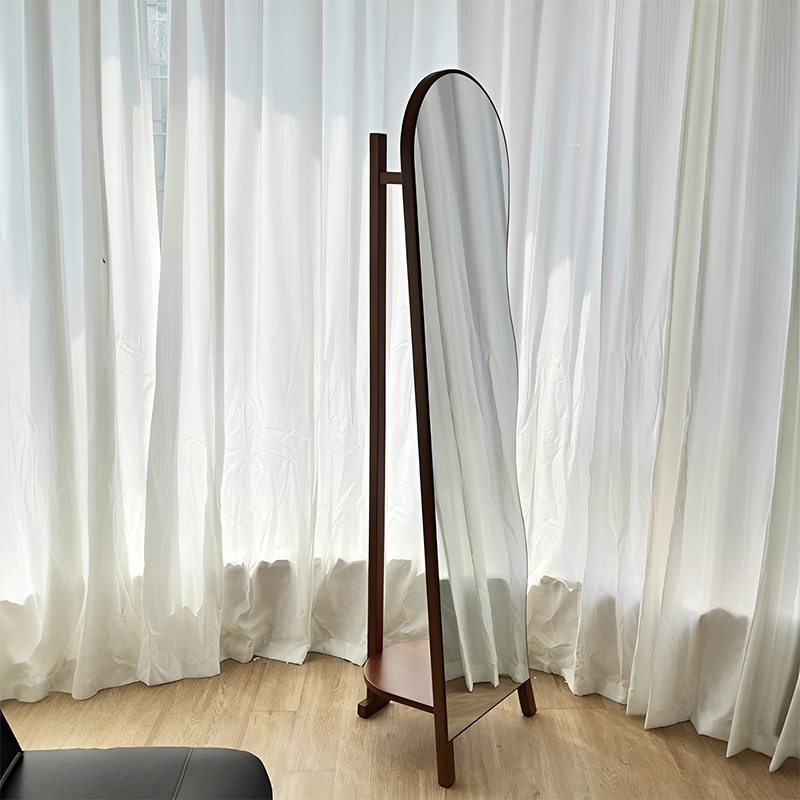 ハンガーラック付き　スタンドミラー ハンガーラック付きスタンドミラー | 身支度と収納を一か所で完結 – CAGUUU