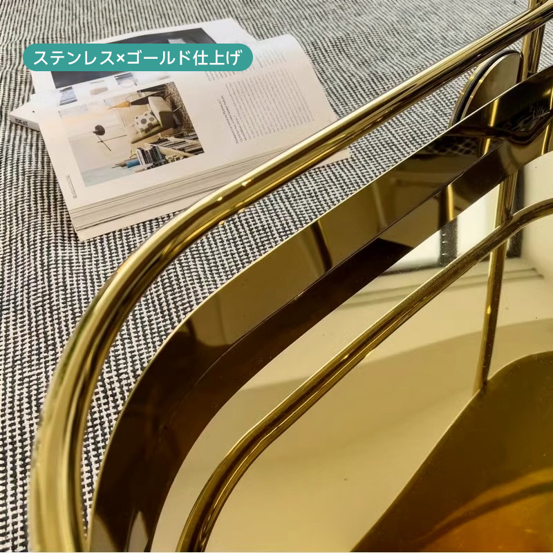 ステンレスゴールドワゴン