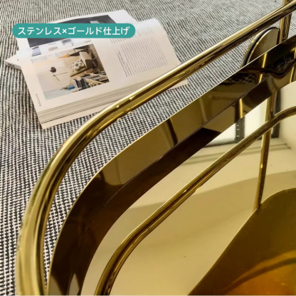 ステンレスゴールドワゴン