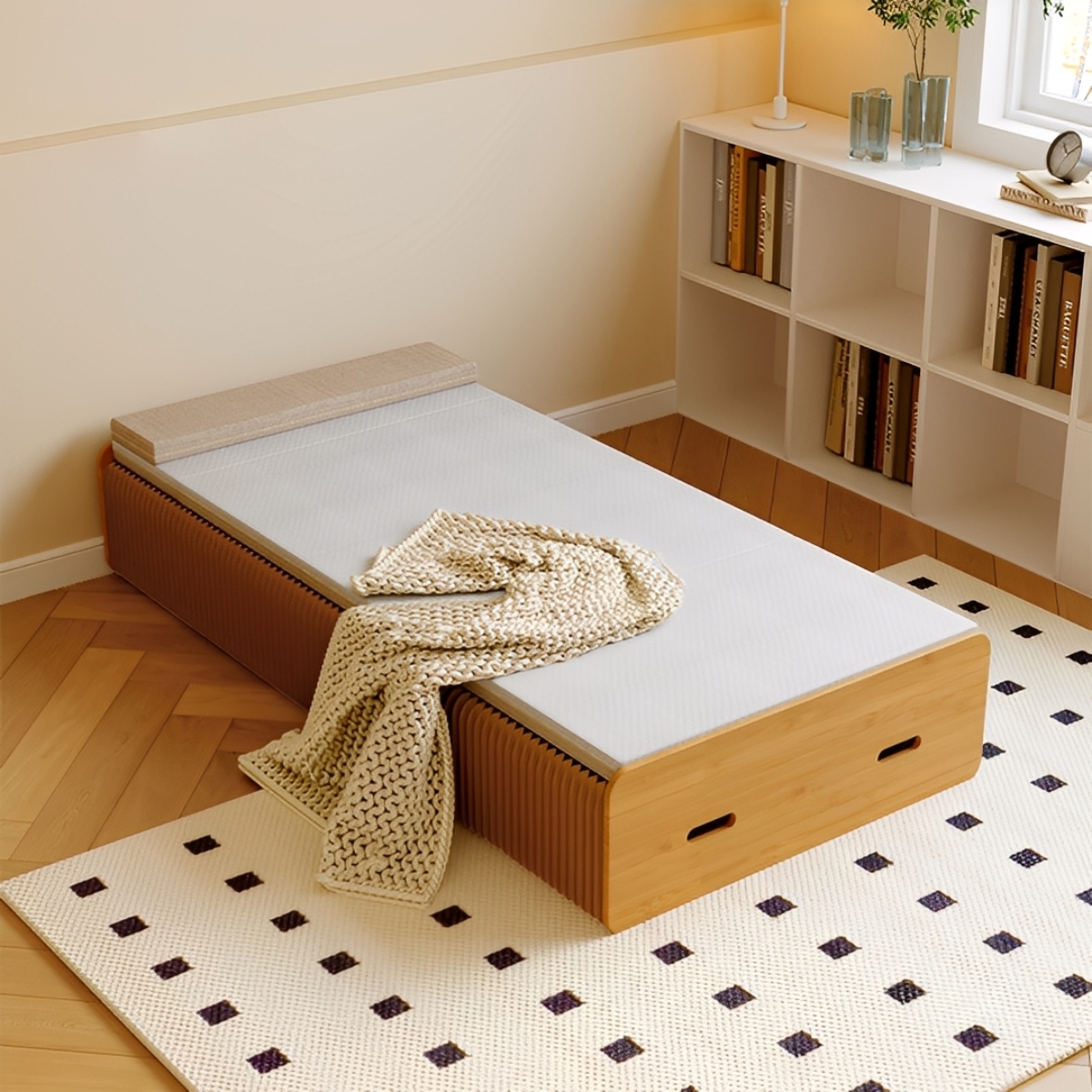 Kraft Paper アコーディオンクラフトベッド