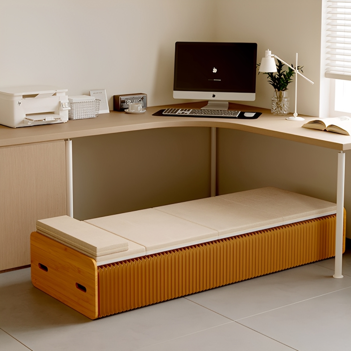 アコーディオンクラフトベッド Kraft Paper アコーディオンクラフトベッド | 軽量で持ち運び