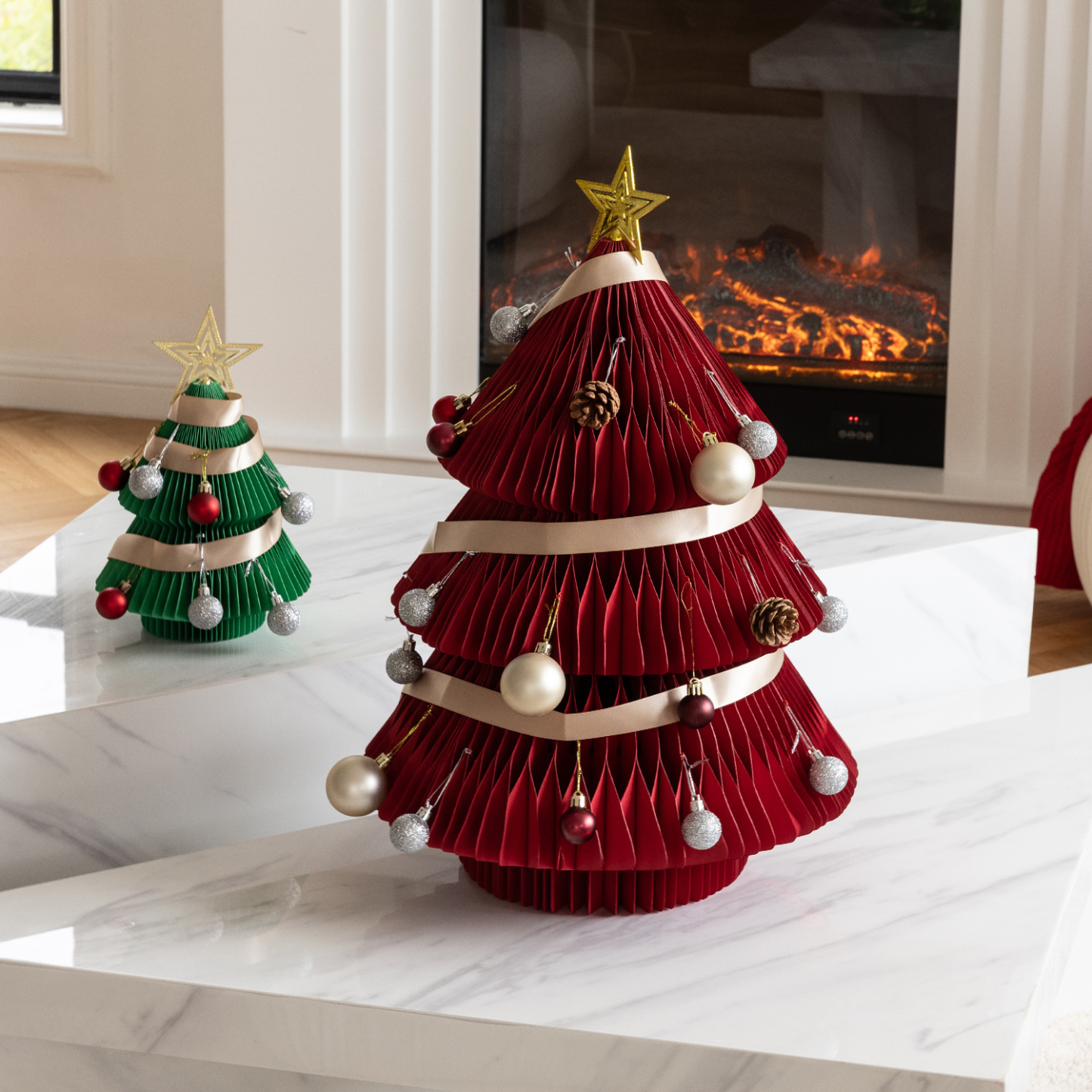 Kraft Paper ミニツインクリスマスツリー