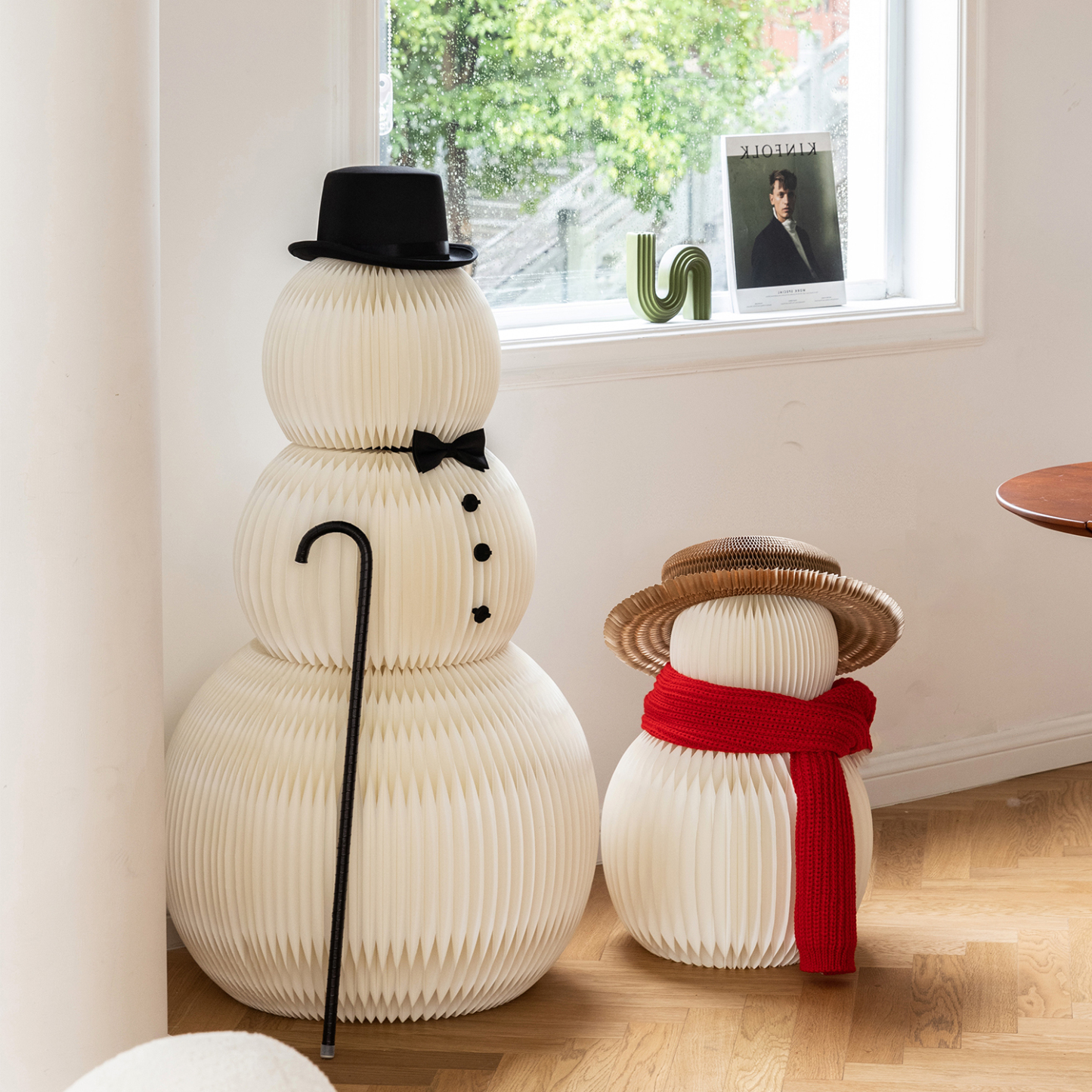 Kraft Paper クリスマスオブジェスノーマン