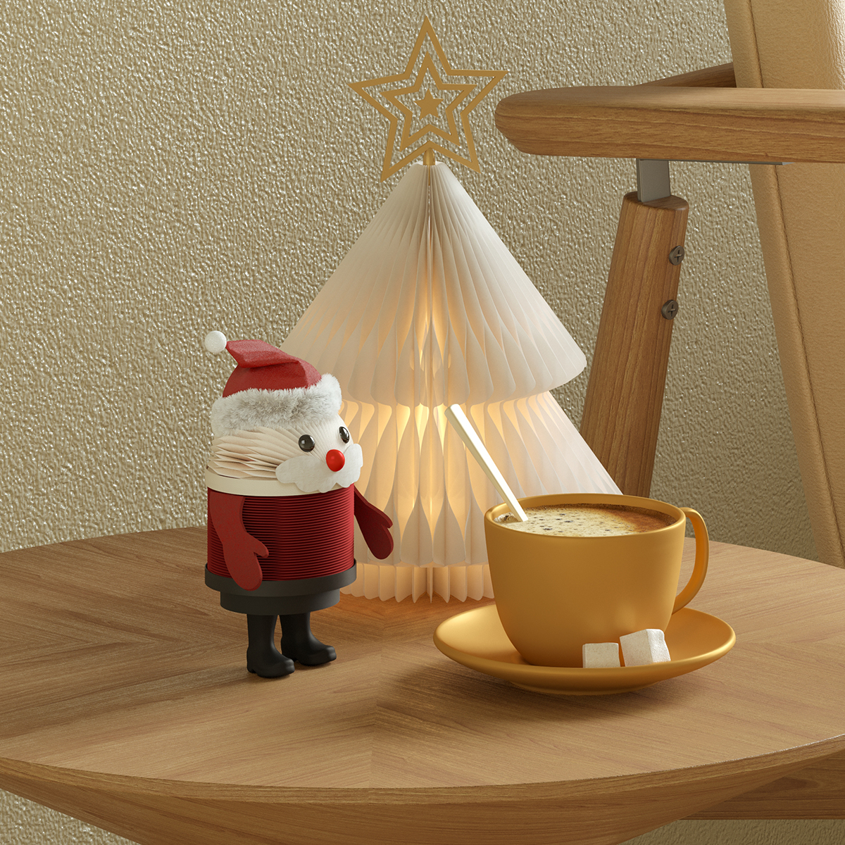 Kraft Paper クリスマスミニオブジェ | フィンランド童話の世界観を
