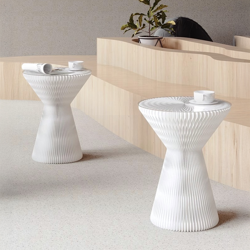 Kraft Paper クラフト紙砂時計型サイドテーブル