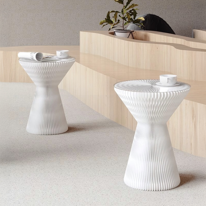 Kraft Paper クラフト紙砂時計型サイドテーブル