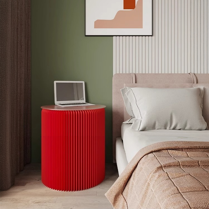 Kraft Paper クラフト紙サイドテーブル | 軽量で高耐荷重、リサイクル