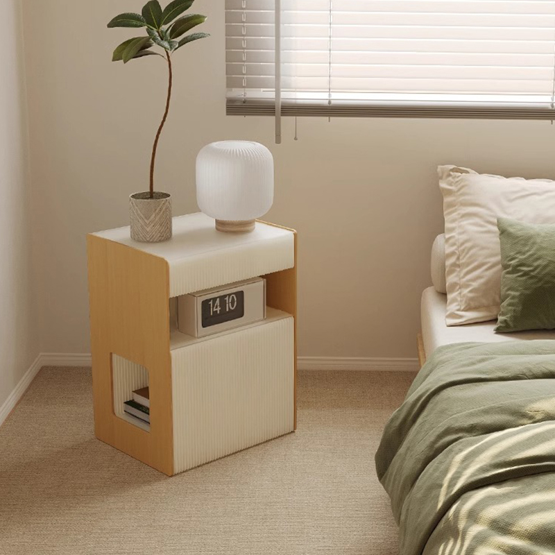 Kraft Paper クラフト紙アコーディオン調サイドテーブル