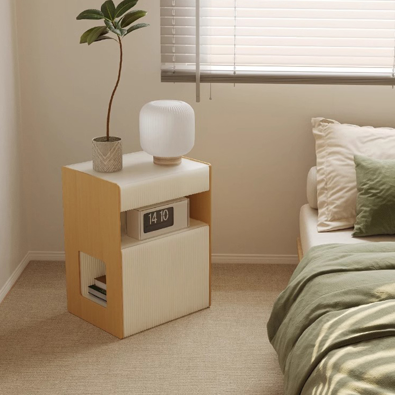 Kraft Paper クラフト紙アコーディオン調サイドテーブル