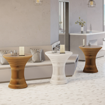 Kraft Paper 北欧風クラフト紙サイドテーブル