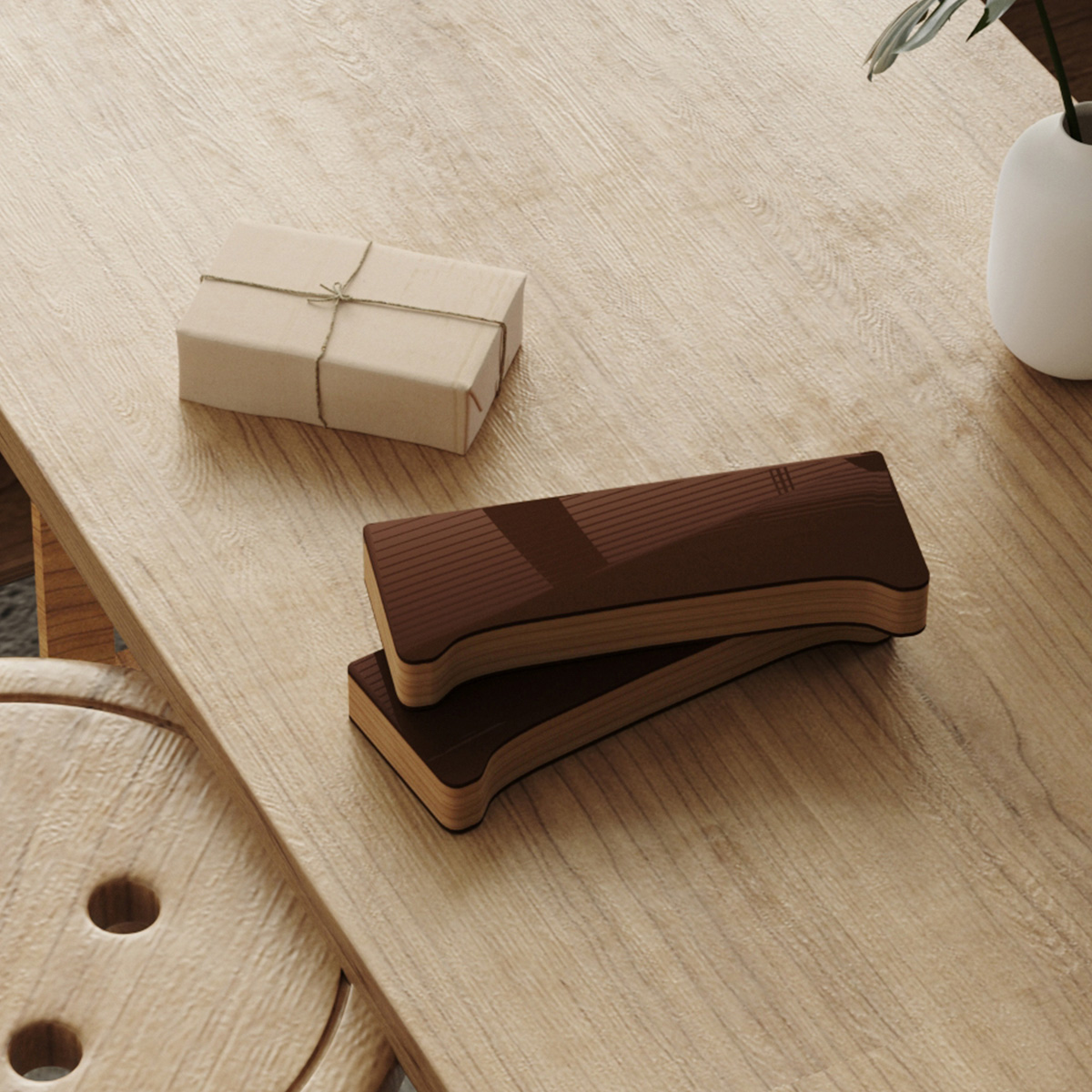 Kraft Paper バンブーサイドテーブル｜ディスプレイやテーブルなど多