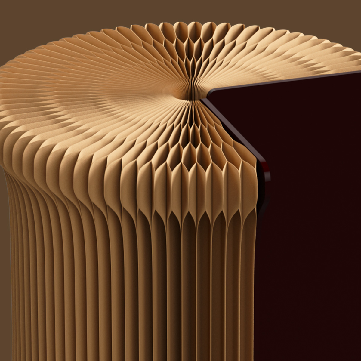 Kraft Paper バンブーサイドテーブル｜ディスプレイやテーブルなど多