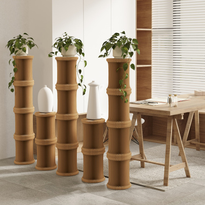 Kraft Paper バンブーサイドテーブル｜ディスプレイやテーブルなど多