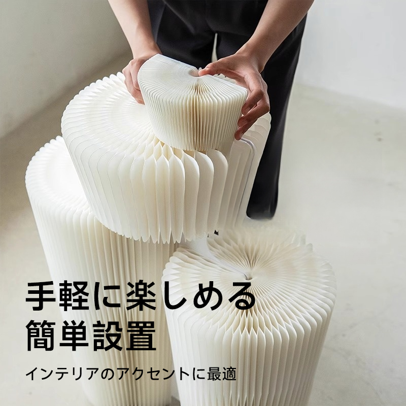 クラフト紙円柱ディスプレイ