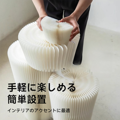 クラフト紙円柱ディスプレイ