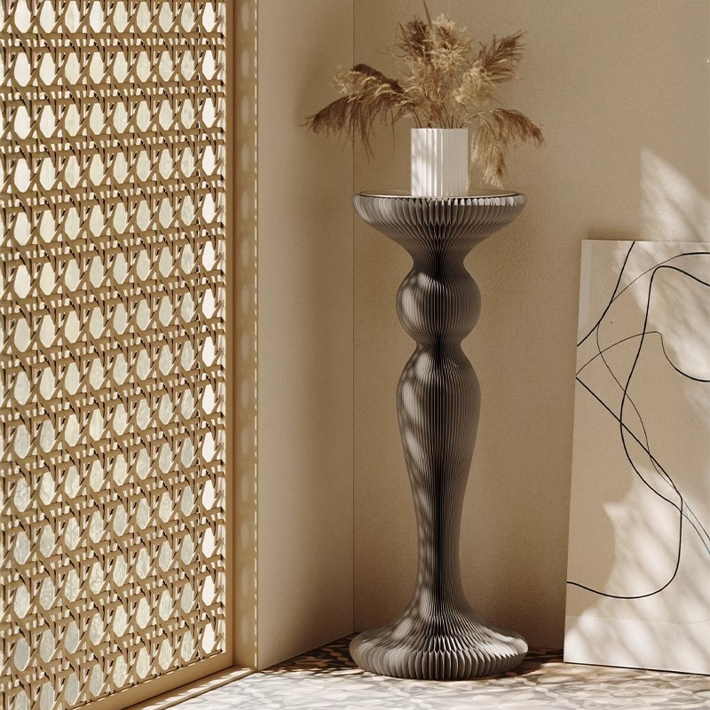 Kraft Paper クラフト紙北欧風円柱ディスプレイ